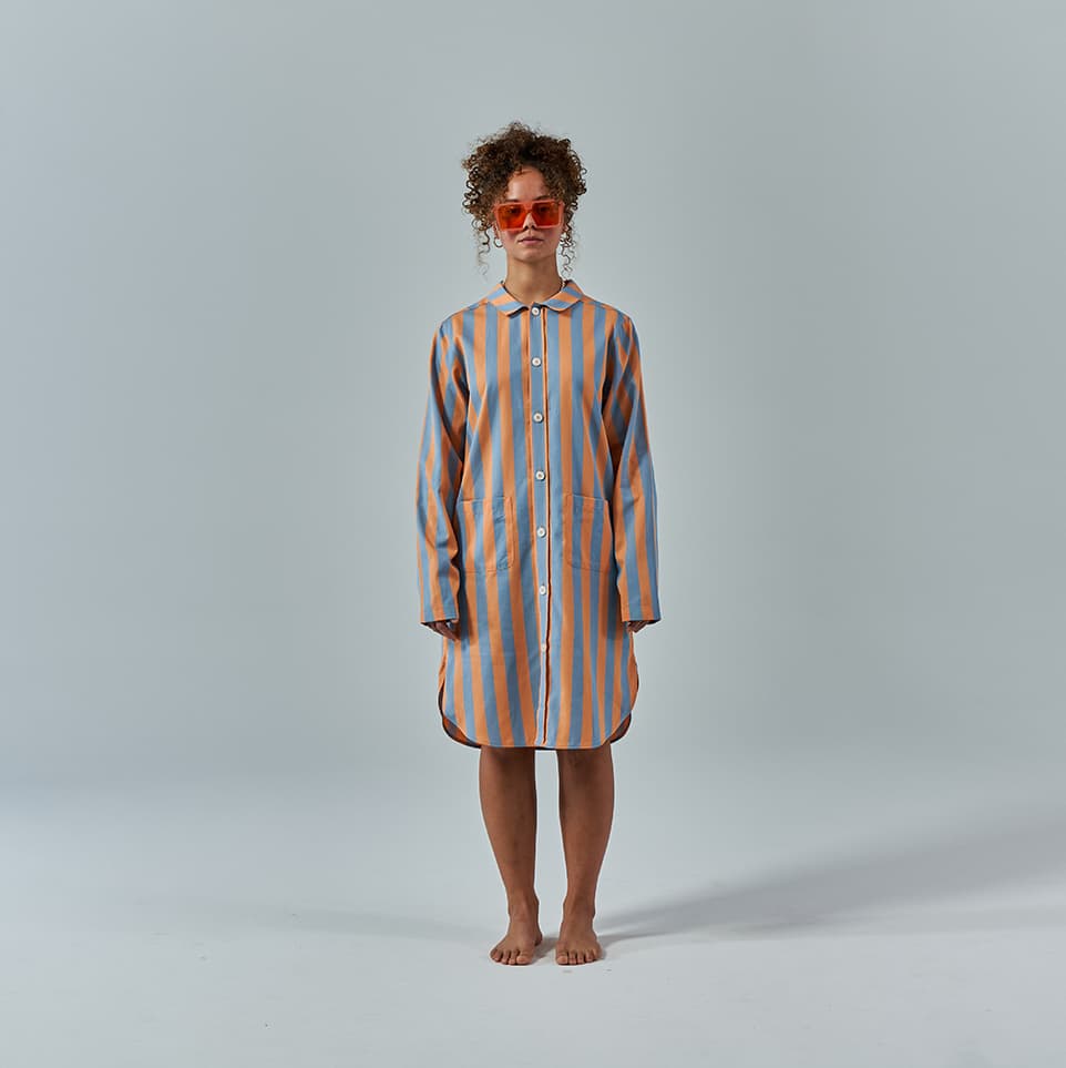 Uno Nightshirt Orange & Blue